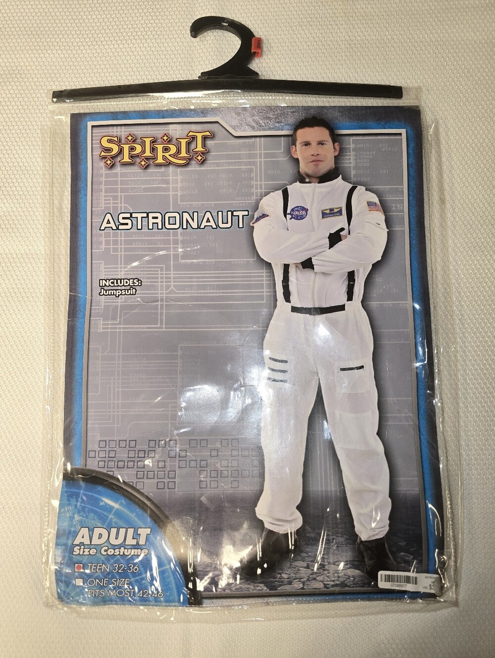 Spirit White and Black Astronaut Jumpsuit Costume
